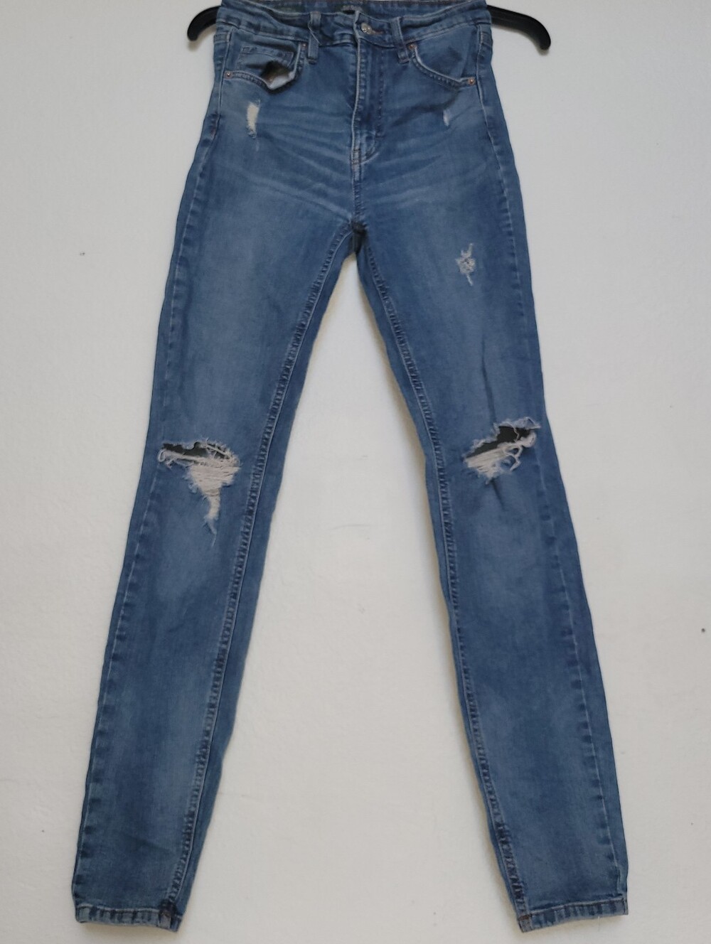 wild fable Women's Light Blue Distressed Skinny Jeans